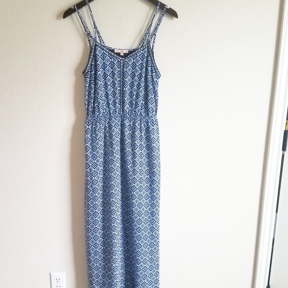 Stitch Fix Skies Are Blue Maxi Dress Blue